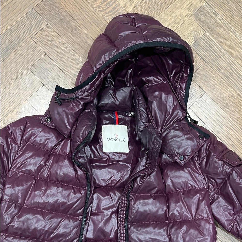 Authentic Moncler Deep Purple/burgundy Bady Jacket this is a moncler size 2